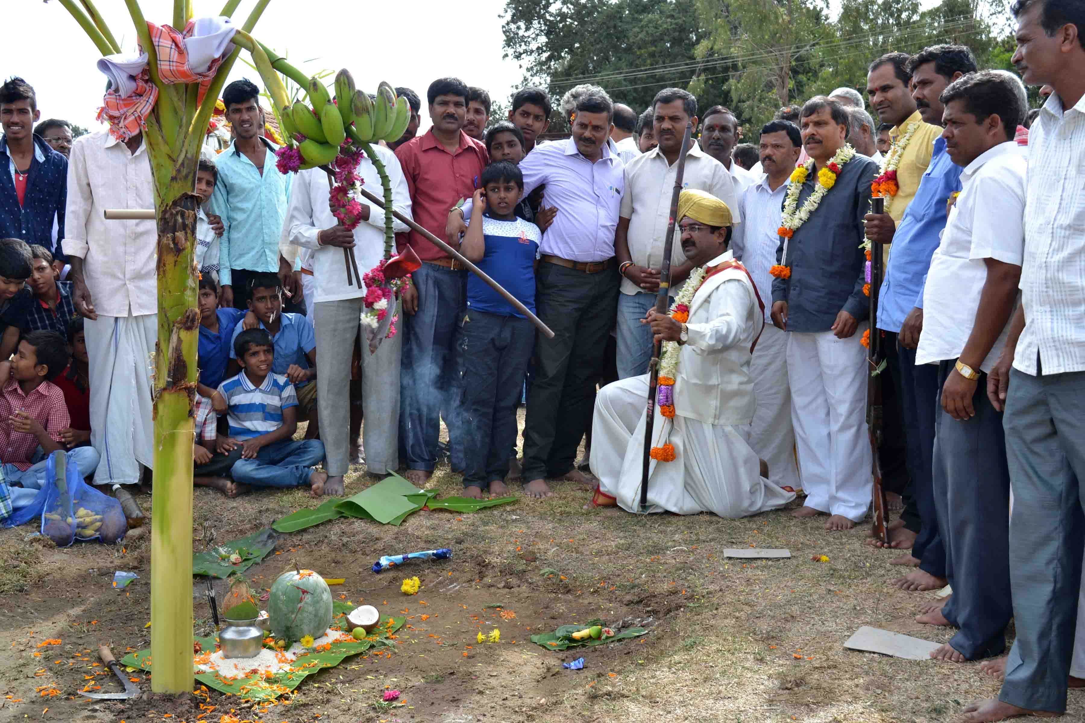 ಆರದವಳ್ಳಿ ಗ್ರಾಮದಲ್ಲಿ  ಸಂಭ್ರಮದ ದಸರಾ: ಅಂಬು ಮಹೋತ್ಸವ ಆಚರಣೆ